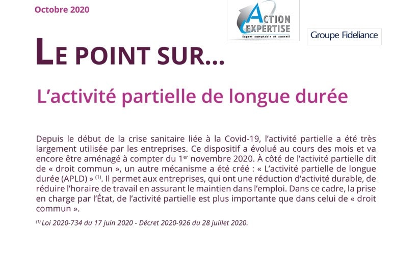 activité partielle action expertise